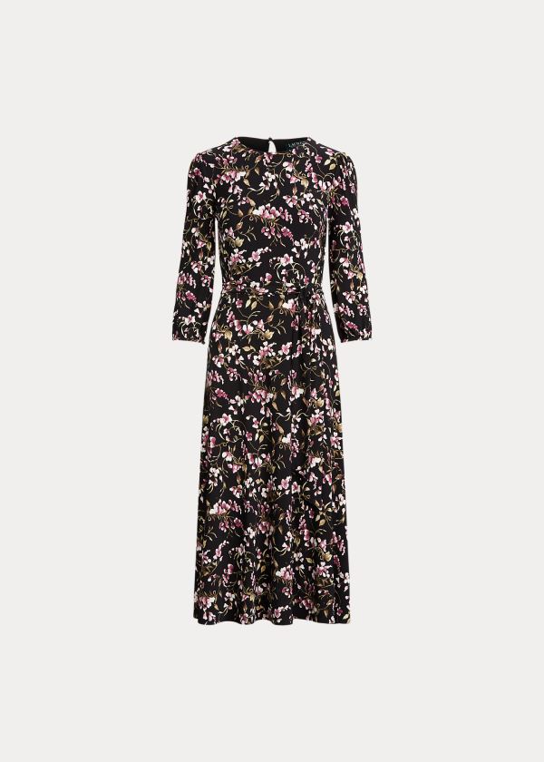 Vestido Ralph Lauren Floral Balloon-Sleeve Mulher 53721-DWOJ